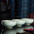 Zhi Kou Cup Kiln Ice Cracked Glaze Ceramic Gongfu Tea Tasting Teacup 40ml