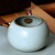 Side Handle Golden Teapot Ceramic Chinese Kung Fu Tea Teapot 160ml