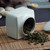 Square Tian Qing Se Ru Kiln Ceramic Food Container Tea Caddy