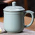 Qing Xin Zi Zai Ceramic Tea Mug with Lid 400ml