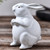 White Rabbit Ru Kiln Ceramic Tea Pet Table Decoration Ornament