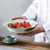 Petal-shaped Ru Kiln Ceramic Tea Tray 210x210x55mm