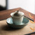 Fang Song Ru Kiln Water Storage Ceramic Tea Tray 130x130x30mm