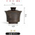 Retro Chui Qing Ceramic Gongfu Tea Gaiwan Brewing Vessel 185ml