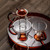 Amber Glass Tea Mug 180ml