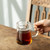 Heat Resistant Glass Tea Mug with Filter 400ml