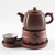 Brown Yixing Zisha Clay Tea Set Teapot Teacup Warmer and Tray