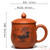 Handmade Yixing Zisha Clay Tea Mug Qunqu 350ml