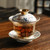 Jin Quan Enamel Color Ceramic Gongfu Tea Gaiwan Brewing Vessel