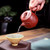 Handmade Yixing Zisha Clay Teapot Zhu Jie Shi Piao 250ml
