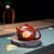 Handmade Yixing Zisha Clay Teapot Guo Se Tian Xiang 180ml