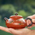 Handmade Yixing Zisha Clay Teapot Dragonfly 200ml