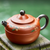 Handmade Yixing Zisha Clay Teapot Line Round Dragonfly 210ml