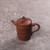 Handmade Yixing Zisha Clay Teapot High Bamboo Festival 130ml