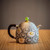 Handmade Pure Silver Teapot Chrysanthemum 190ml