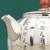 Handmade Pure Silver Teapot Heart Sutra 150ml