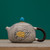 Handmade Pure Silver Teapot Peony 120ml