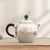 Handmade Pure Silver Teapot Zhu Bao Ping An 170ml