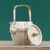 Handmade Pure Silver Teapot Jin Wen Gua Ban 190ml