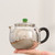 Handmade Pure Silver Teapot Chui Wen Ji Xu 220ml