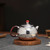 Handmade Pure Silver Teapot Qing Ya Xi Shi 190ml