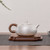 Handmade Pure Silver Teapot Chui Wen Bian Xi Shi 370ml