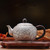 Handmade Pure Silver Teapot Peony 400ml