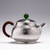 Handmade Pure Silver Teapot Pan Hu 230ml