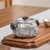 Handmade Pure Silver Teapot Nian Nian You Yu 210ml