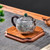 Handmade Pure Silver Teapot Song He Yan Nian 320ml
