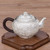 Handmade Pure Silver Teapot Shuang Long 400ml