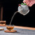 Handmade Pure Silver Teapot Yu Xi Lian Ye Jian 200ml