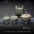 Que Zui Ceramic Kungfu Tea Teapot And Teacup Set
