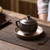 Handmade Yixing Zisha Clay Tea Mug Hu Pi Wen 370ml