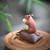 Handmade Yixing Zisha Clay Tea Pet Dai Dai Shu Qian