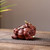 Handmade Yixing Zisha Clay Tea Pet Niu Jiao Jin Chan