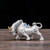 Cow Sterling Silver Tea Pet Table Decoration Ornament