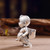 Sa Niao Wa Wa Sterling Silver Tea Pet Table Decoration Ornament