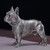 Bulldog Sterling Silver Tea Pet Table Decoration Ornament