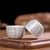 Handmade Pure Silver Teacup Heart Sutra 60ml