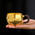 Handmade Pure Silver Tea Mug Gold Plated Silver Bao Xiang 170ml