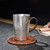 Handmade Pure Silver Tea Mug Ya Zhu 420ml