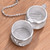 Handmade Pure Silver Loose Tea Strainer Bamboo Festival