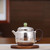 Handmade Pure Silver Teapot Gao Gai Shi Piao 158ml