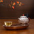 Handmade Pure Silver Teapot Chan Zhi Lian Hua 238ml