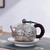 Handmade Pure Silver Teapot Xiang Yun Xi Shi 278ml Handmade Pure Silver Teapot Xiang Yun Xi Shi 278ml
