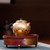 Handmade Pure Silver Teapot Gold Plated Lotus 218ml