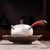 Handmade Pure Silver Teapot Bing Lie Xi Shi Ce Ba 230ml