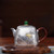Handmade Pure Silver Teapot Qing Ting Luo He 208ml
