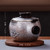 Handmade Pure Silver Teapot He Hua 218ml